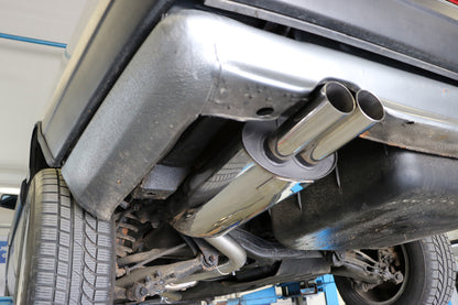 Audi 100 quattro Typ C3 Endschalldämpfer - 2x63 Typ 10 Kopie