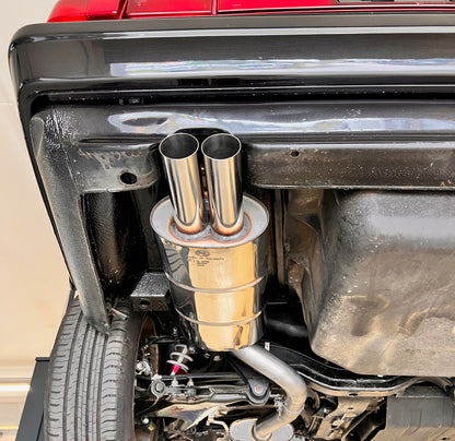 Audi 100 quattro Typ C3/ Audi 200 Typ 44Q Endschalldämpfer - 2x63 Typ 10