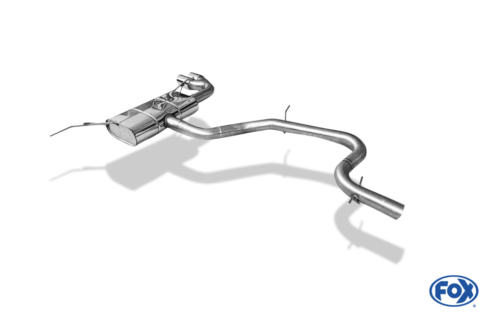 Audi TT 8J 1,8l Endschalldämpfer - 2x90 Typ 17