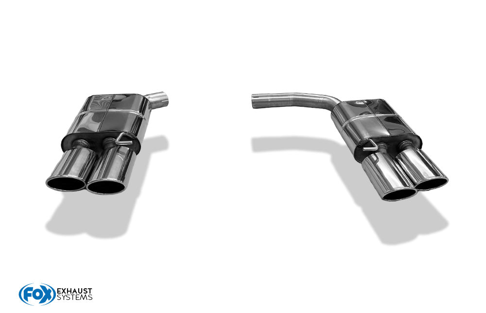 Audi A5 quattro B8 - Rieger Endschalldämpfer rechts/links für 2-Rohr zweiflutig - 2x115x85 Typ 32 rechts/links - passend a...