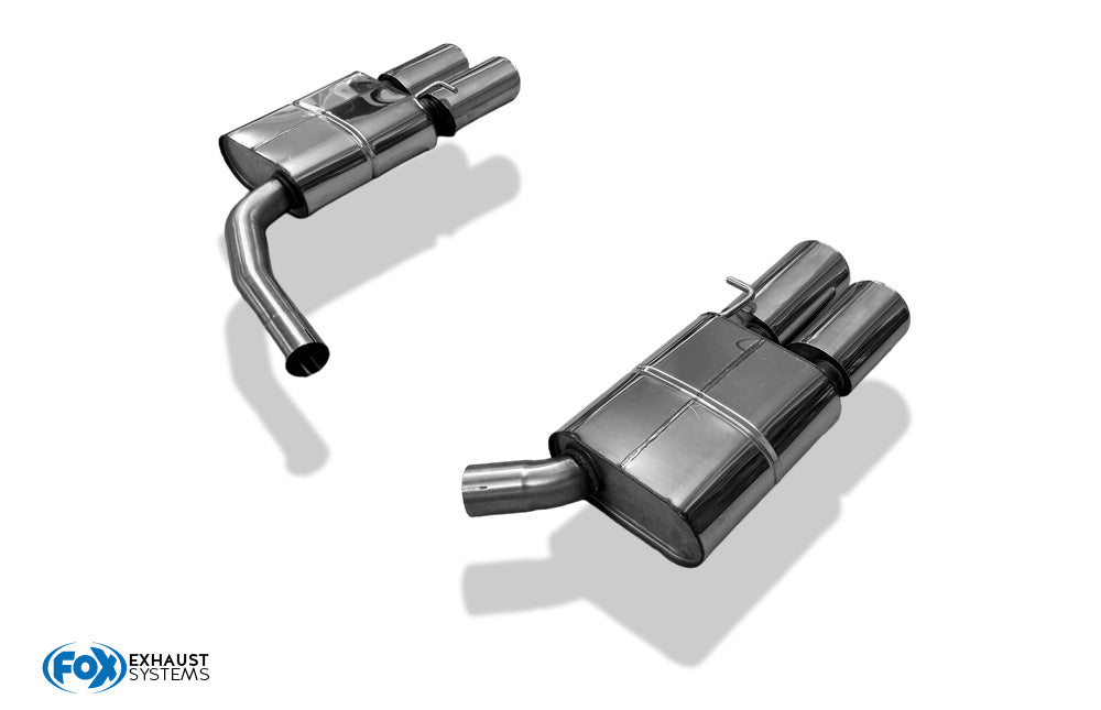 Audi A5 quattro B8 - Rieger Endschalldämpfer rechts/links für 2-Rohr zweiflutig - 2x115x85 Typ 32 rechts/links - passend a...