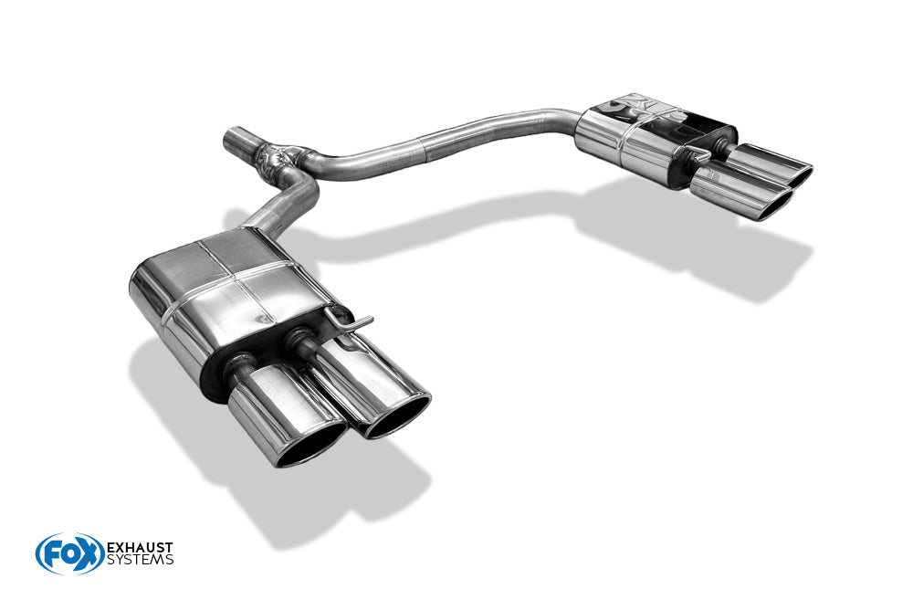Audi A5 8T - Rieger Endschalldämpfer rechts/links für 2-Rohr zweiflutig - 2x115x85 Typ 32 rechts/links inkl. Rieger Prägun...
