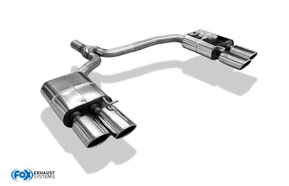 Audi A5 8T - Rieger Endschalldämpfer rechts/links für 2-Rohr zweiflutig - 2x115x85 Typ 32 rechts/links inkl. Rieger Prägun...