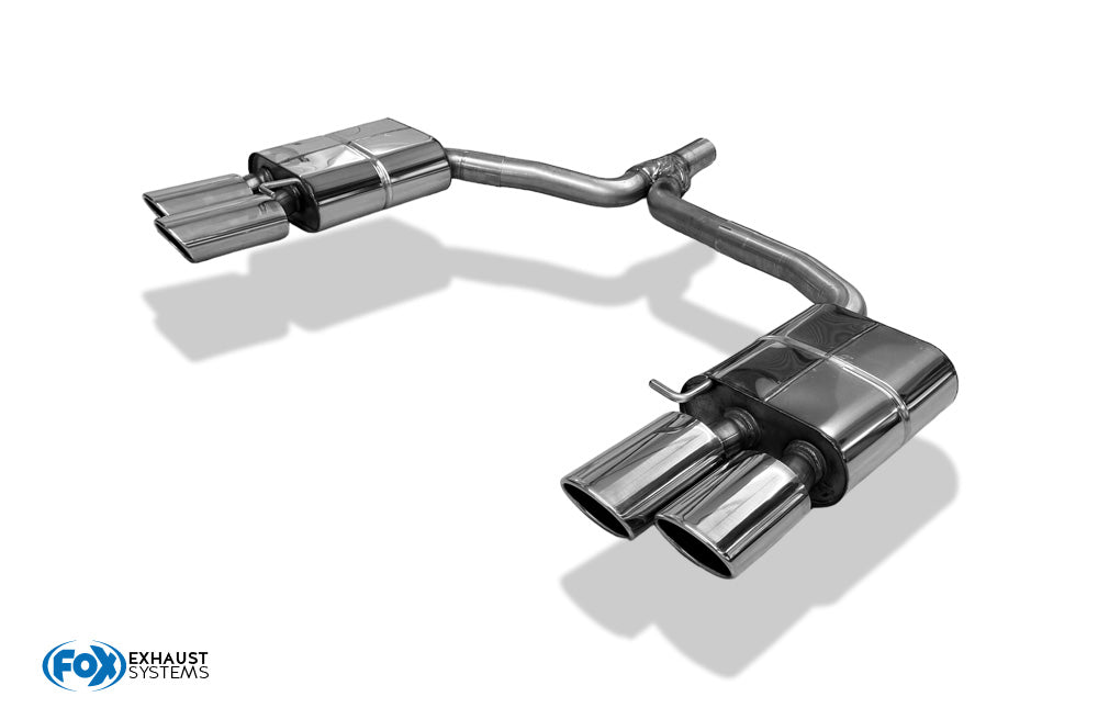 Audi A5 8T - Rieger Endschalldämpfer rechts/links für 2-Rohr zweiflutig - 2x115x85 Typ 32 rechts/links inkl. Rieger Prägun...
