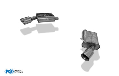 Audi A4 B9 - 2WD Endschalldämpfer rechts/links - 1x114 Typ 25 rechts/links