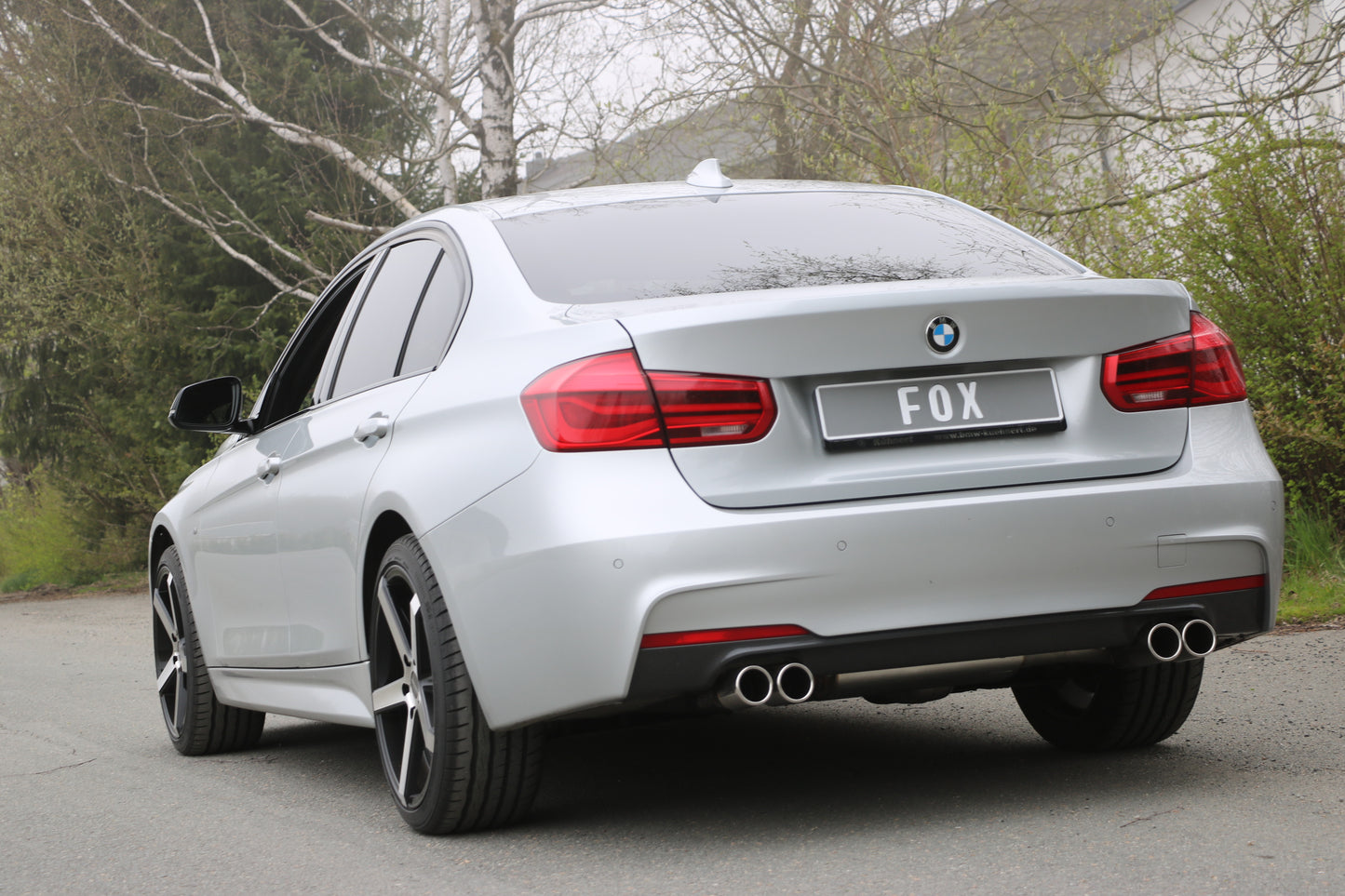 BMW F30/31 - 335d Endschalldämpfer quer Ausgang rechts/links - 2x80 Typ 12 rechts/links