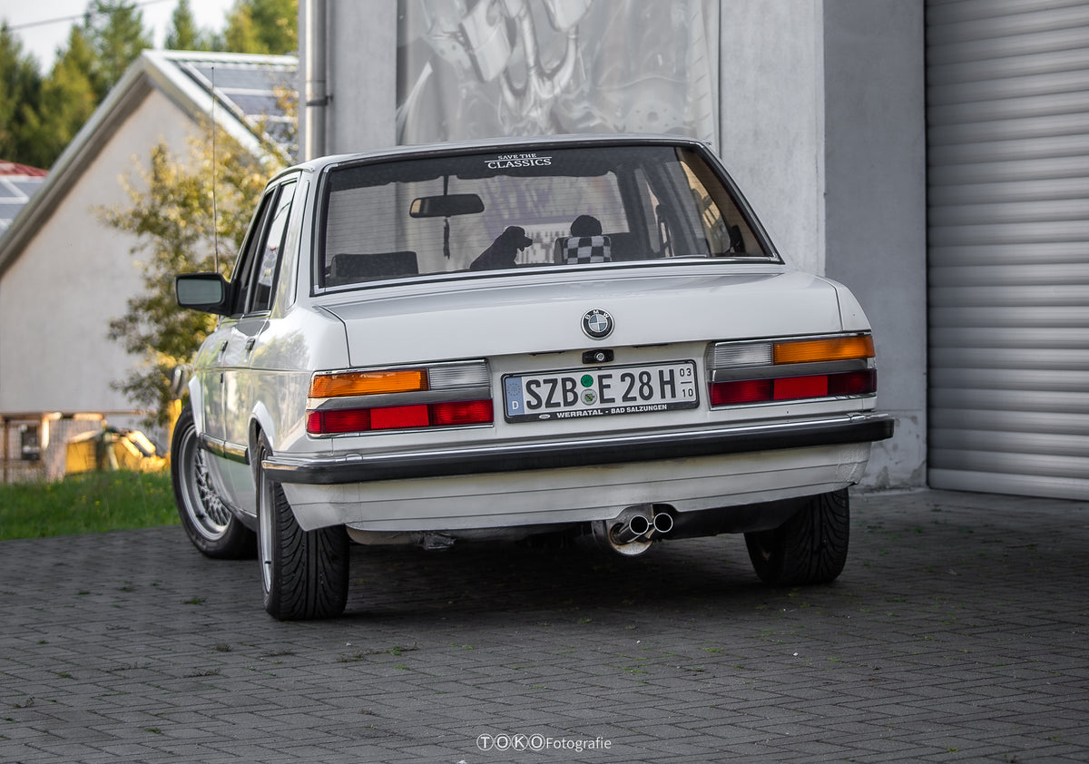 BMW E28 520i ohne Kat Endschalldämpfer - 2x55 Typ 10