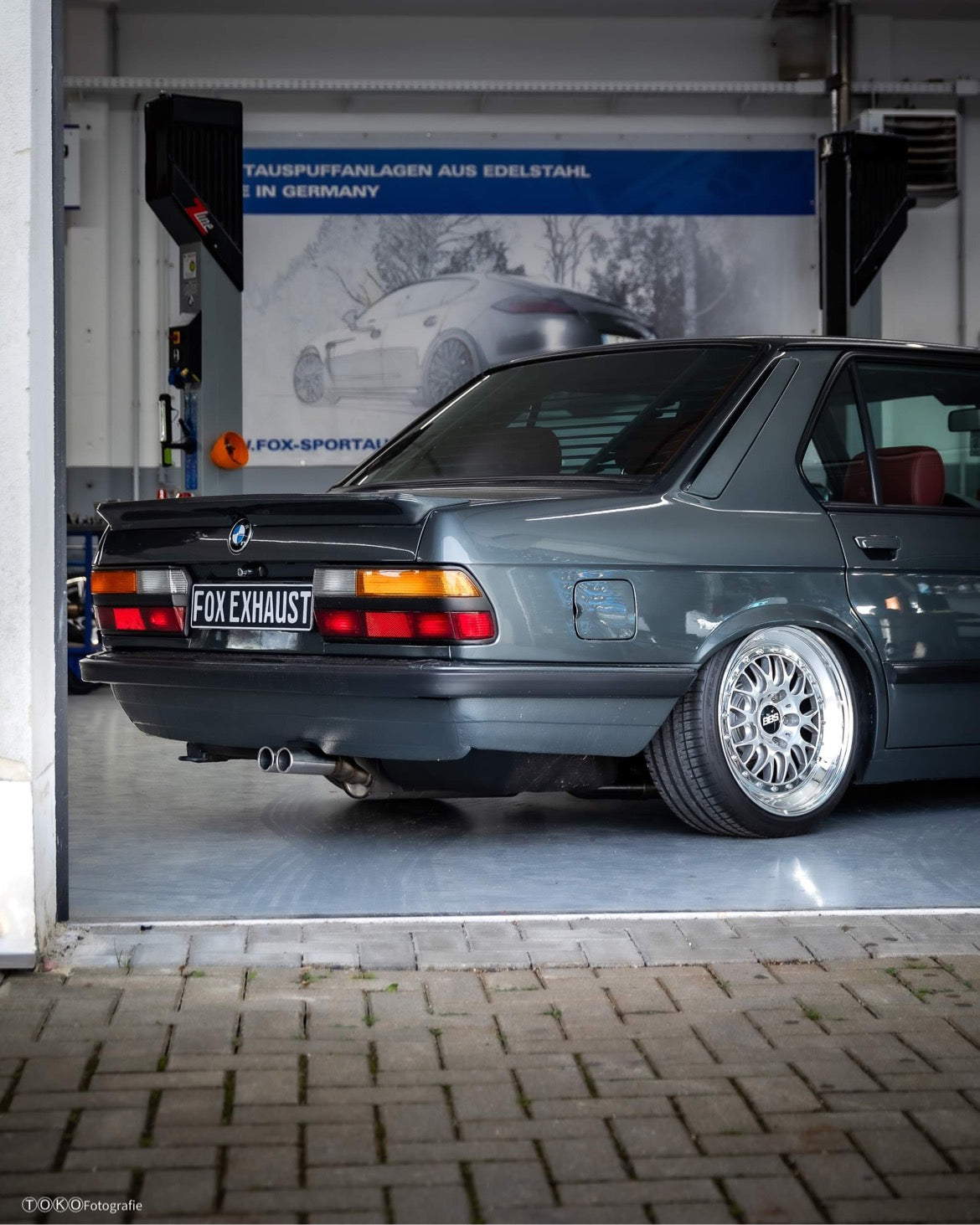BMW E28 520i ohne Kat Endschalldämpfer - 2x63 Typ 12