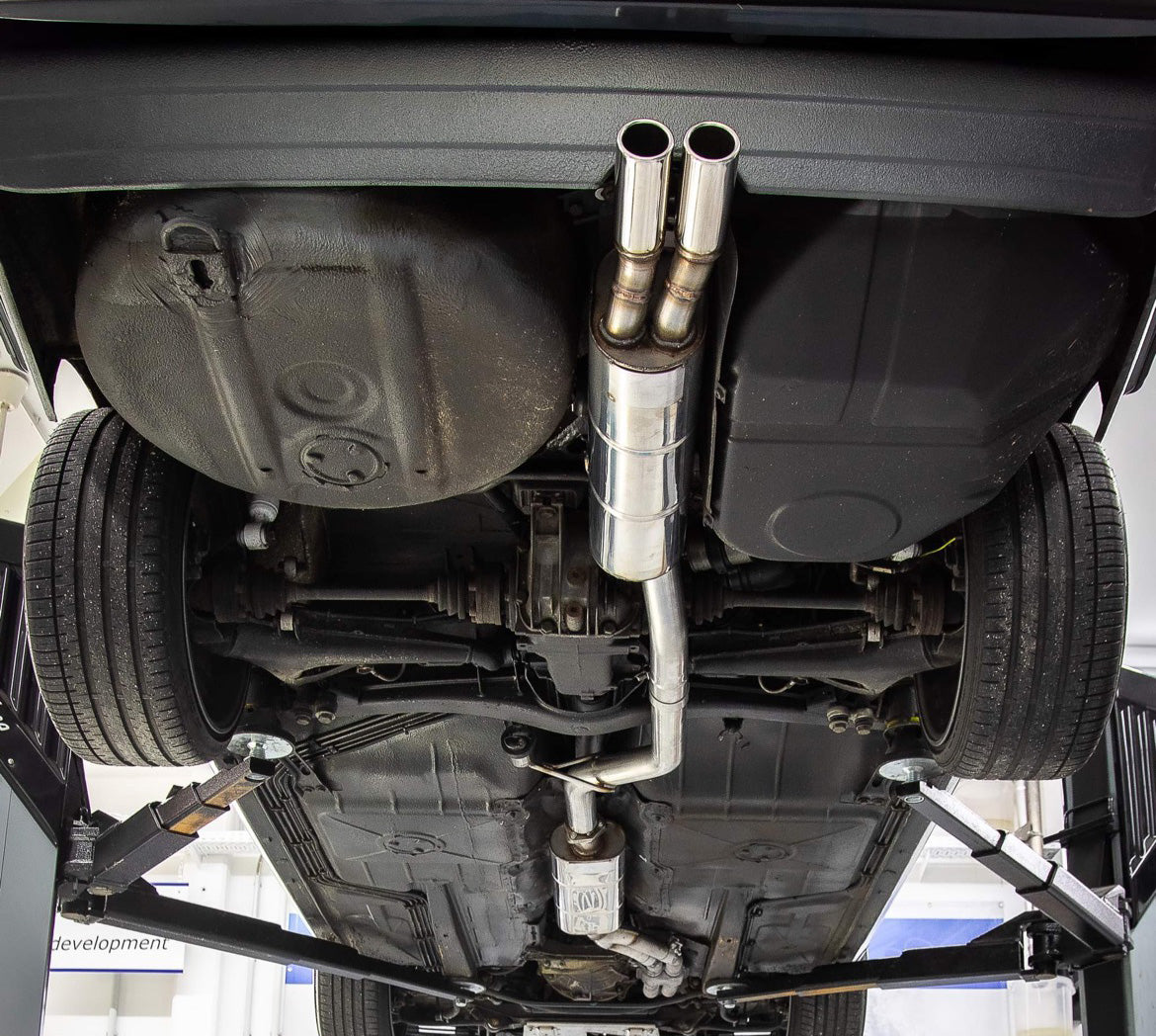 BMW E28 520i ohne Kat End- und Vorschalldämpfer - 2x63 Typ 12