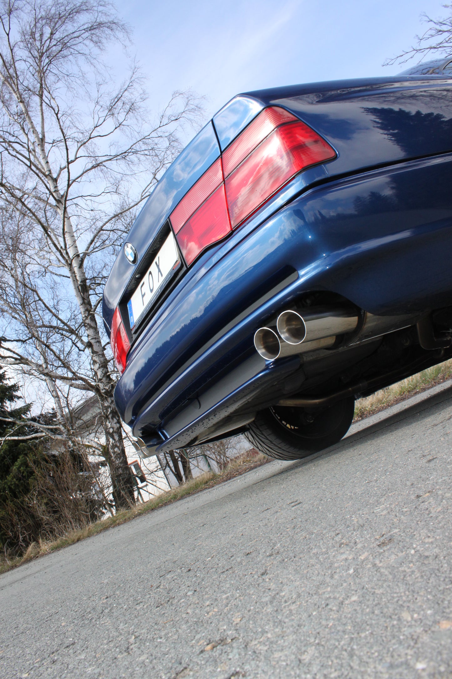 BMW E31 850i Endschalldämpfer rechts/links - 2x90 Typ 25 rechts/links
