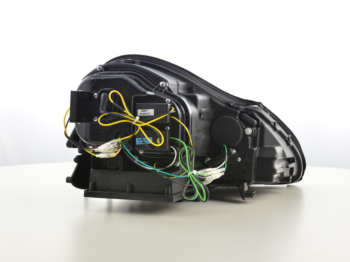 Scheinwerfer Set Daylight LED TFL-Optik Porsche Cayenne  03-07 schwarz