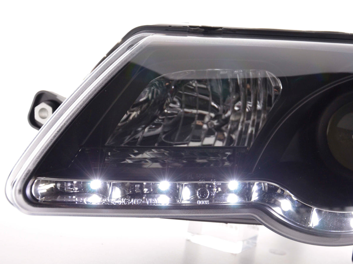 Scheinwerfer Set Daylight LED TFL-Optik VW Passat Typ 3C  05- schwarz