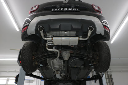 Dacia Duster 4x4 Facelift Endschalldämpfer quer Ausgang rechts/links - 1x90 Typ 16 rechts/links