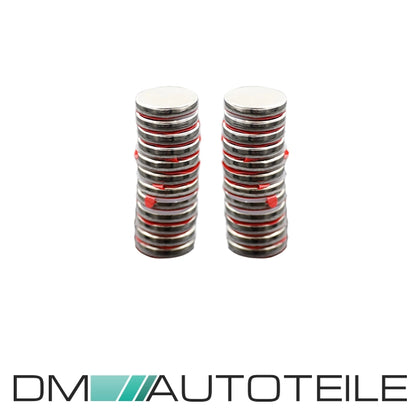 DM Magnet Komplett Set magnetischer Auto unsichtbarer Kennzeichenhalter ohne Rahmen Neodym Magnet - Nummernschild Halterung Nummernschildhalter