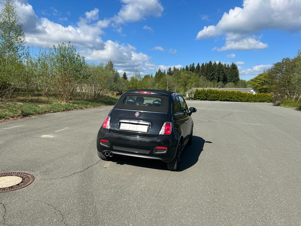 Fiat 500/ 500C Endschalldämpfer - 2x80 Typ 25
