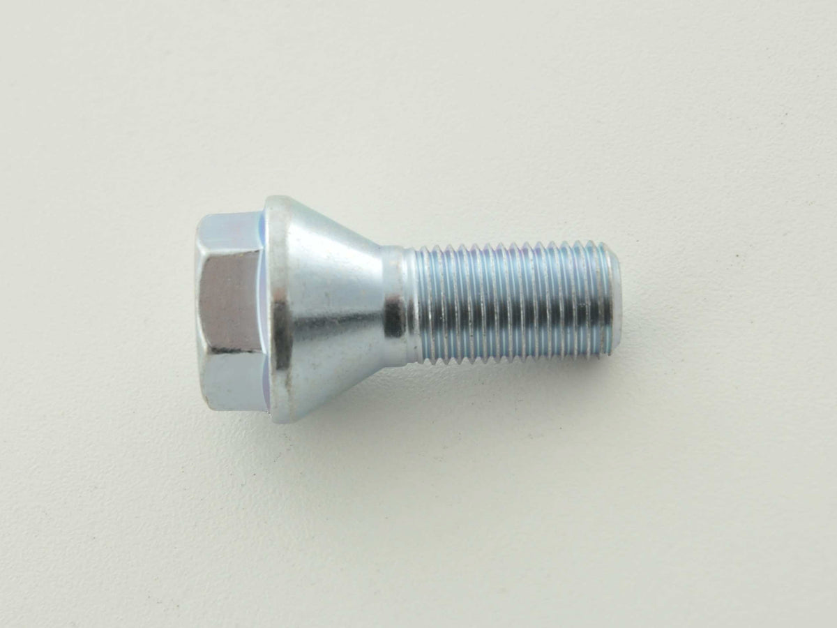 Radschraube einzeln Schaftlänge 21mm Kegelbund silber M12x1,5