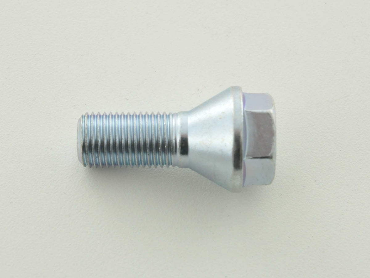 Radschraube einzeln Schaftlänge 21mm Kegelbund silber M12x1,5