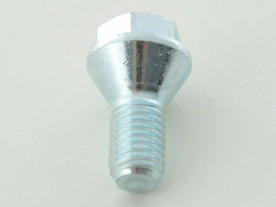 Radschraube einzeln Schaftlänge 22mm Kegelbund silber M12x1,25