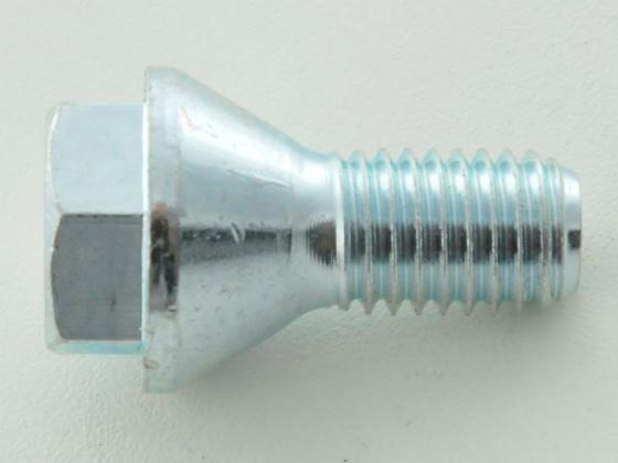 Radschraube einzeln Schaftlänge 22mm Kegelbund silber M12x1,25