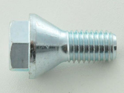 Radschraube einzeln Schaftlänge 22mm Kegelbund silber M12x1,25