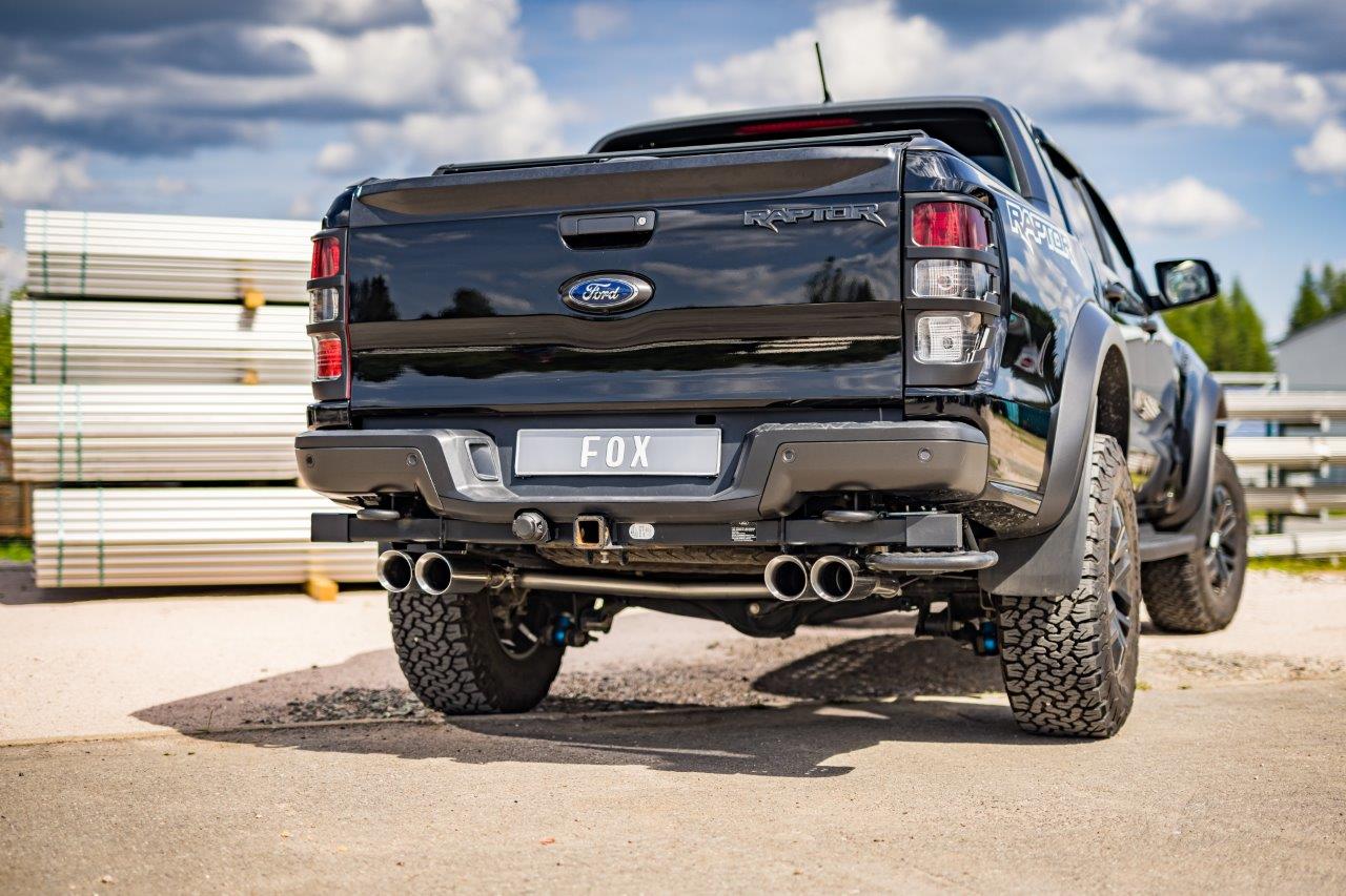 Ford Raptor - Doppelkabine Endschalldämpfer Ausgang rechts/links - 2x100 Typ 25 rechts/links