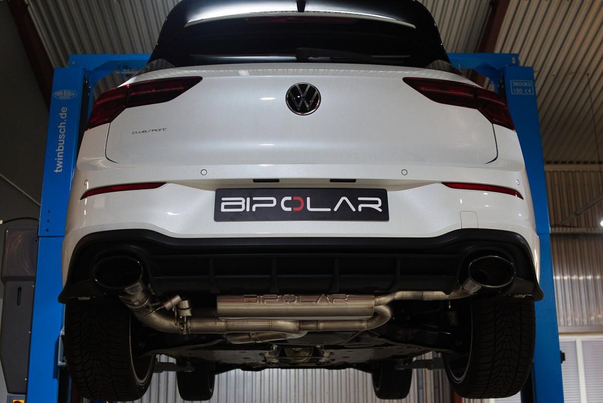 GRAIL Klappenabgasanlage | ECE | 3, 5" | passend für VW Golf 8 GTI Clubsport (DNFC)