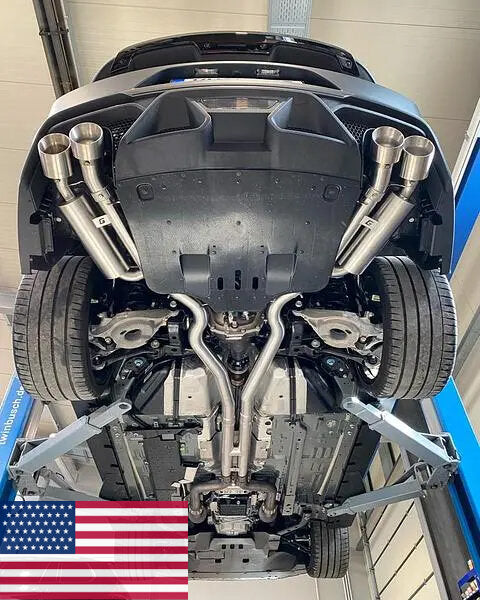 GRAIL Klappenabgasanlage | ECE | passend für Ford Mustang 5.0 GT V8 Gen. 6 S550 FL (Bj. 2018-2024)(US-Modell)