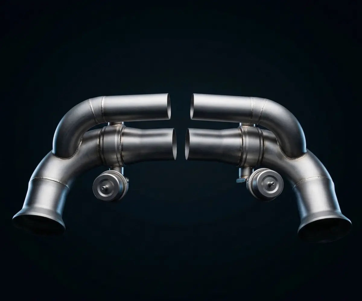 GRAIL Klappenabgasanlage | ECE | passend für Porsche 911 GT3 (991.1) Link Pipes