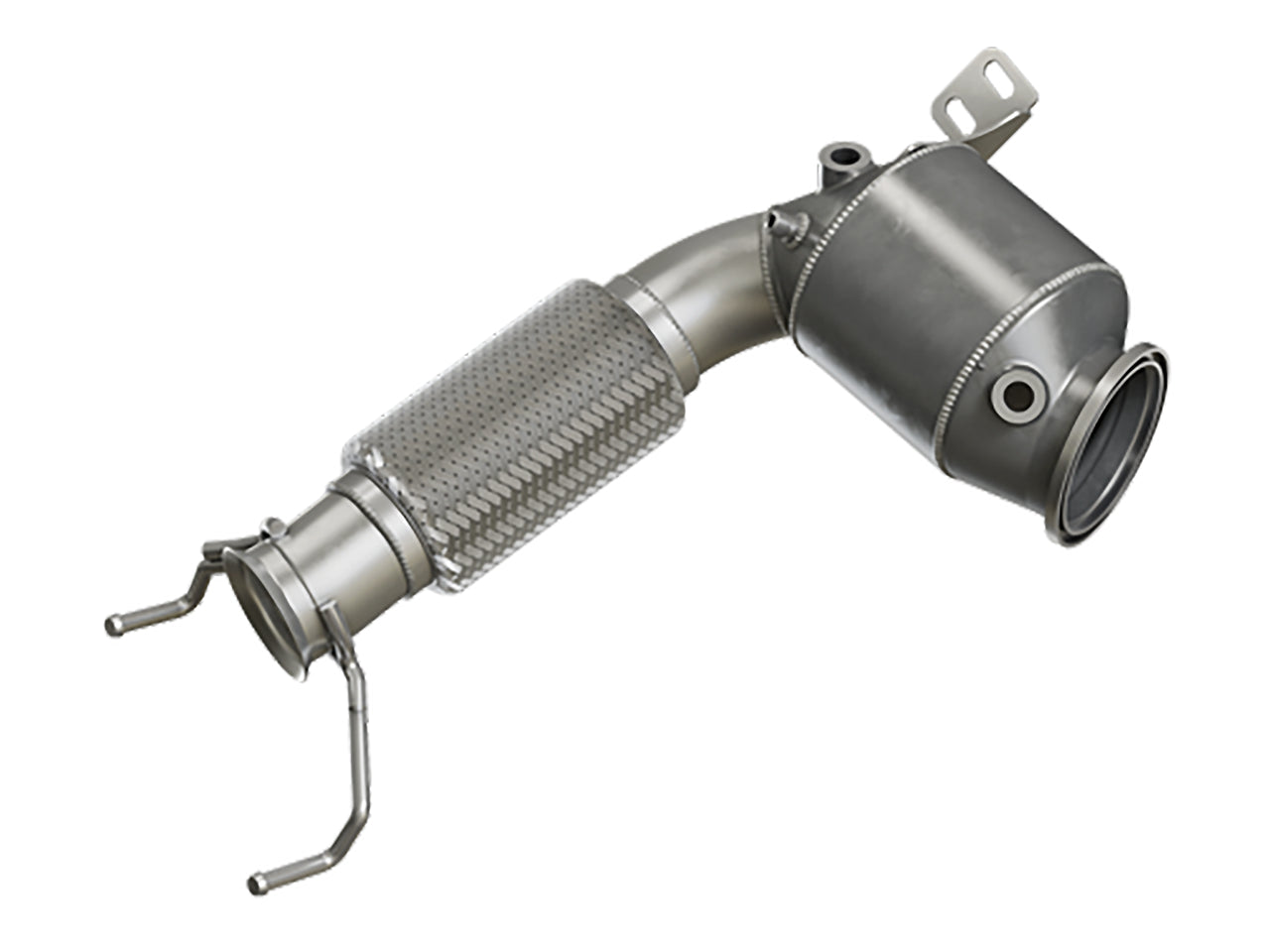 HJS ECE Downpipe 2,75" Mini Cooper S/JCW F54-F60, BMW X2 M35i, M135i, M235i OPF 90822031