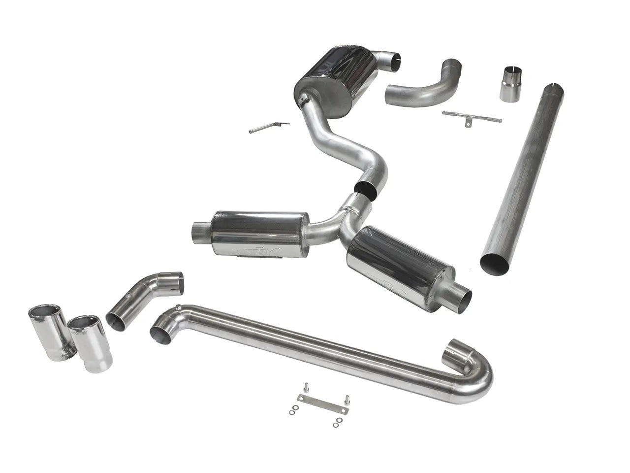 Bull-X Abgasanlage 3" Y-Style Audi A3 8V Limo FWD 1.8 TFSI 180PS