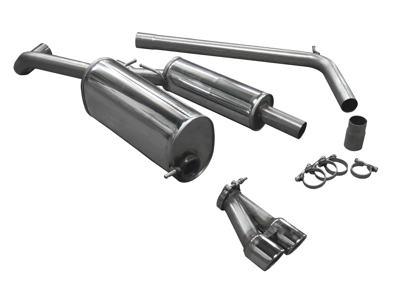 Bull-X Abgasanlage 2,5" VAG 1.2-1.4 T(F)SI (z.B. A1 8X, Ibiza 6J, Polo 6R)