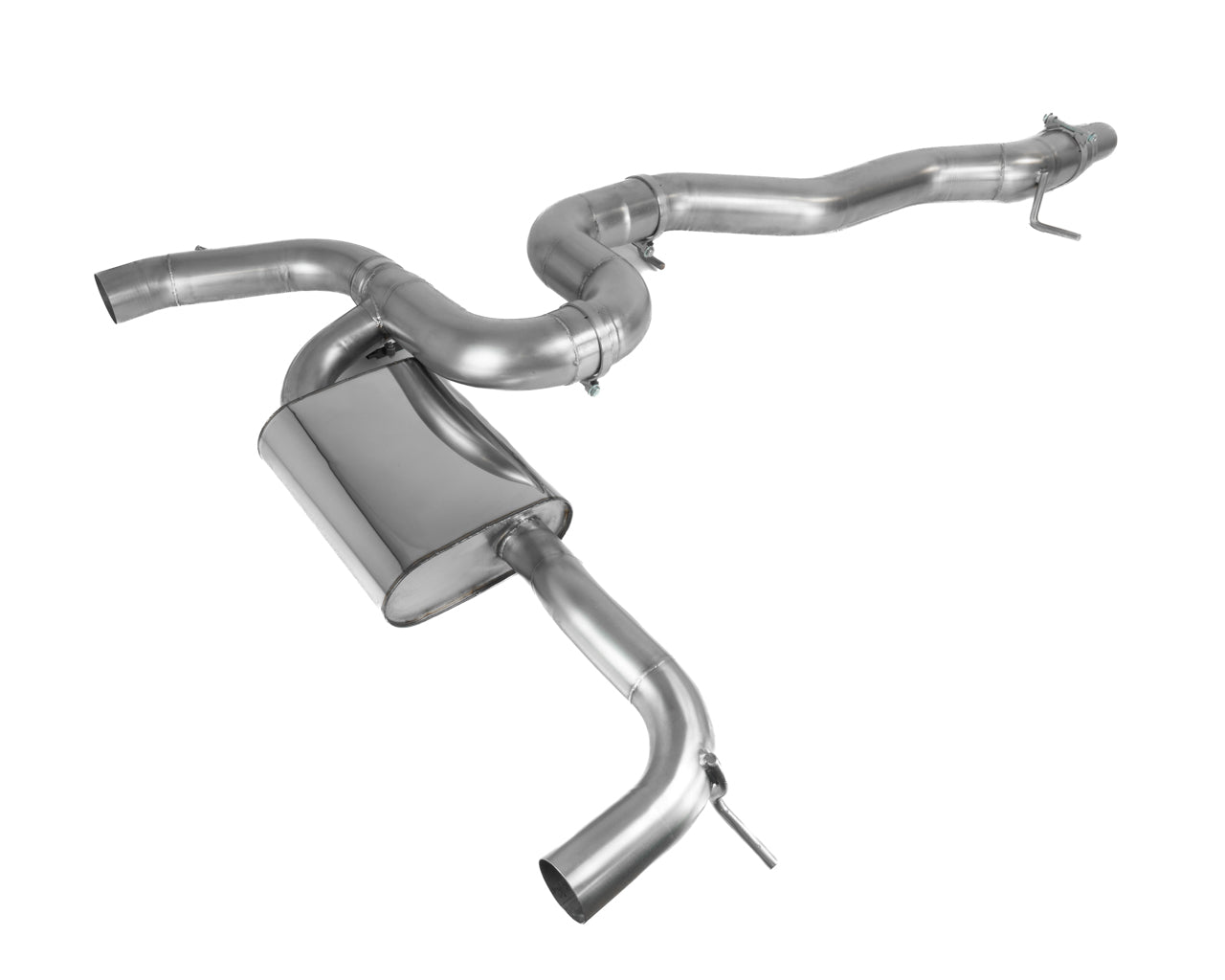 EGO-X Abgasanlage 3,5" VW Golf 8 R (Exportversion ohne ECE)