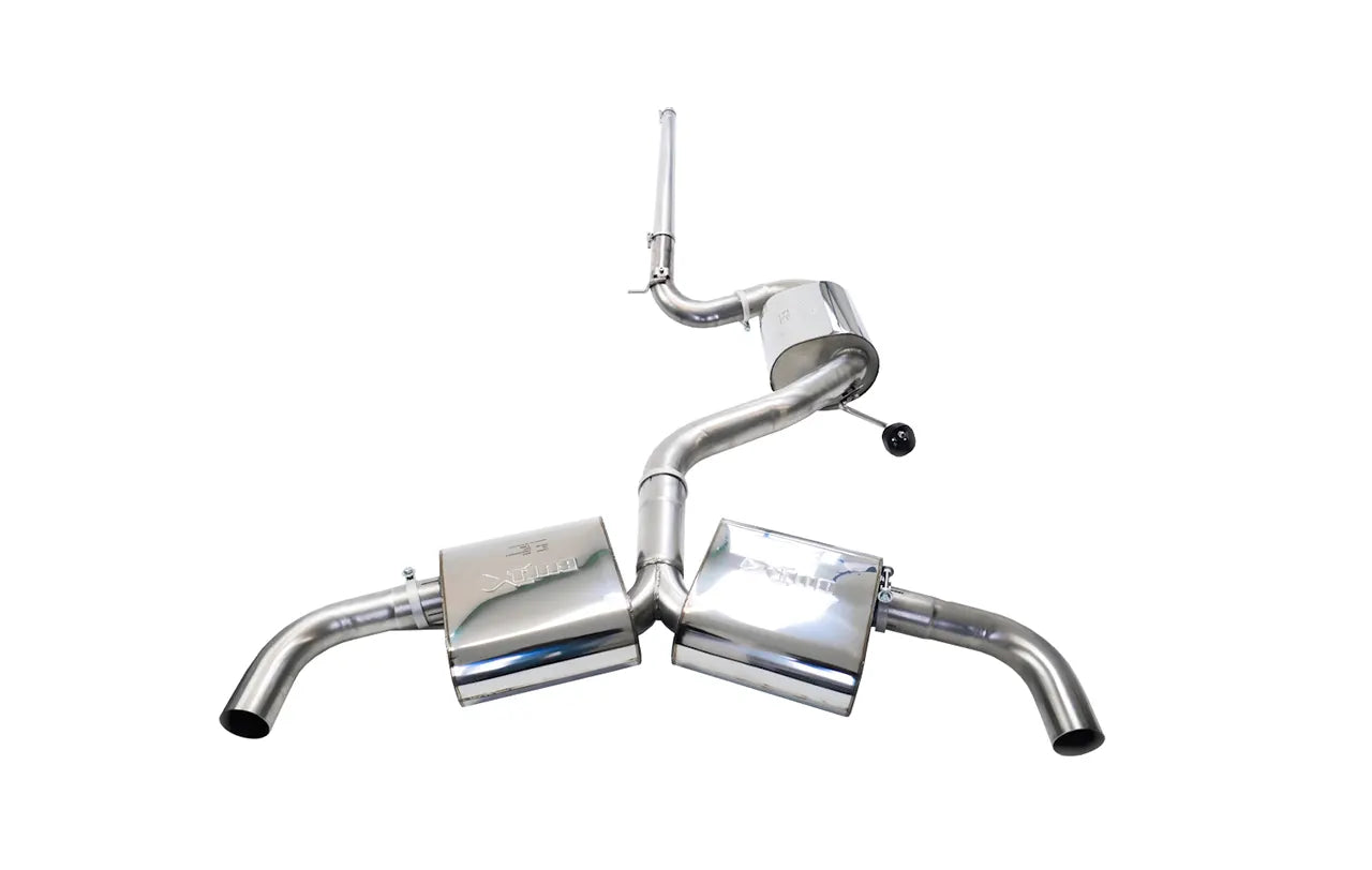Bull-X Abgasanlage 3" Y-Style VW Golf 7 GTI FL 245PS, Seat Leon 5F Cupra 300 (mit ECE*)