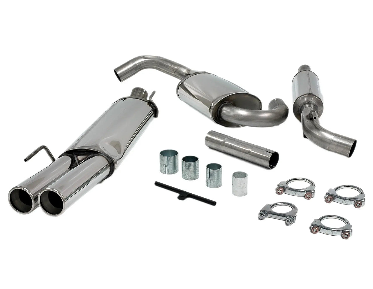 HG-Classic Line Abgassystem 2,5" VW Golf 3 1.4-2.9L / 1.9 TDI