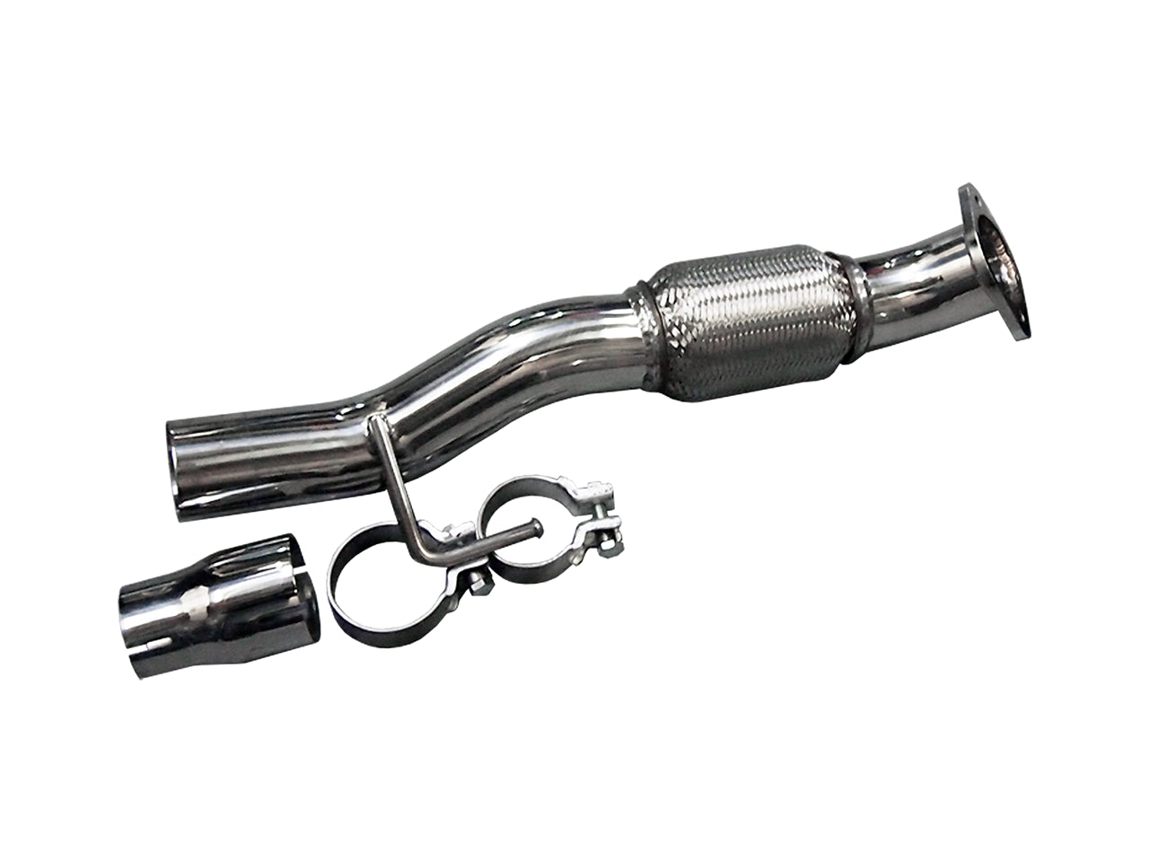 Bull-X Downpipe Unterteil 2,5" VAG 1.4 T(F)SI EA111 (z.B. Polo GTI, Ibiza Cupra, A1 8X)