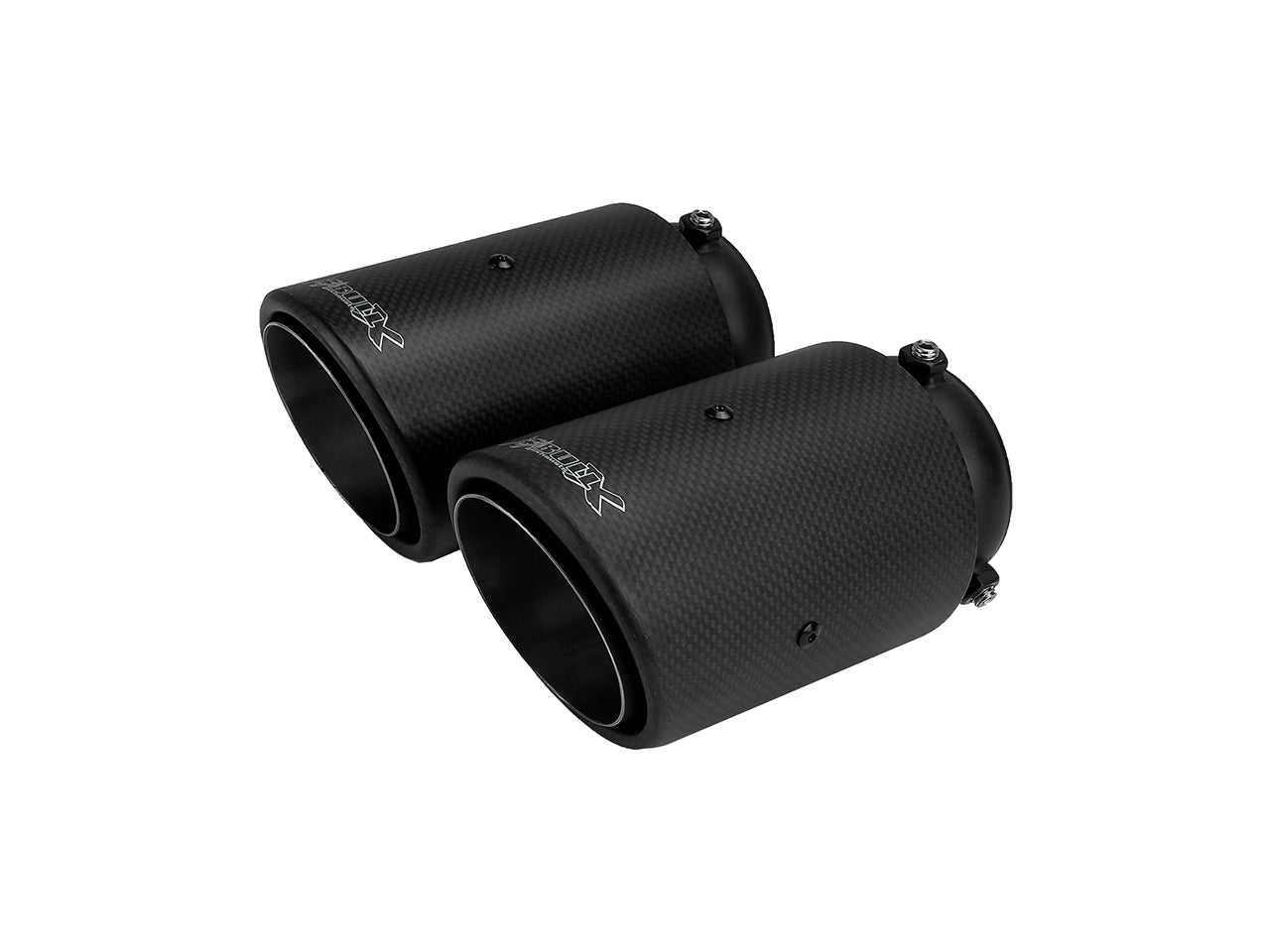 Bull-X Endrohrset: Typ 6 Carbon 2x114mm (A:1x64mm + 1x76mm)