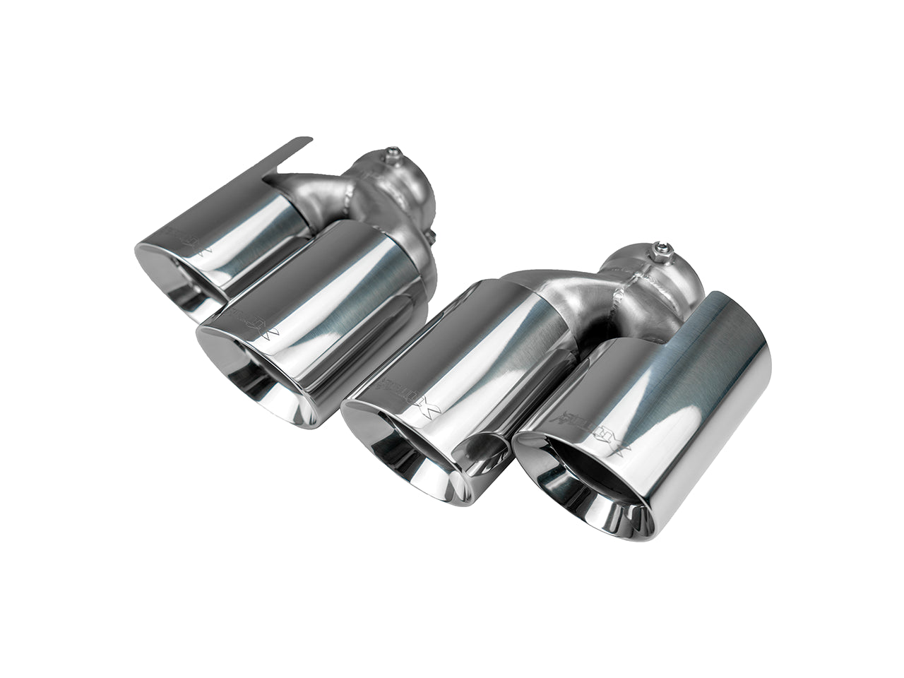 Bull-X Endrohrset Y-Style: Typ 19 versetzt CK-Style 4x89mm für S4/S5 Heck (A:2x64mm)