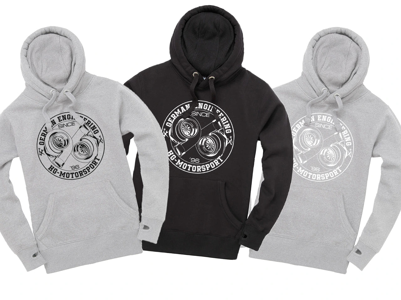 Hooded-Sweater "Double Charged Since 96"