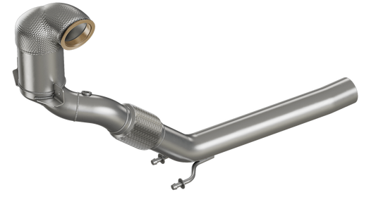 HJS Downpipe | ECE | Ø 76 mm | passend für VAG 1.8–2.0 TSI Modelle