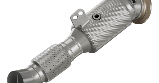HJS Downpipe | ECE | Ø 89 mm | passend für BMW B58 Modelle