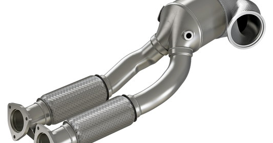HJS Downpipe | ECE | Ø 96 mm | passend für Audi RS3 (8V) / TT RS (8S)