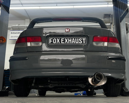 Honda Civic VI Coupe Typ EJ Endschalldämpfer einflutig - 1x100 Typ 24