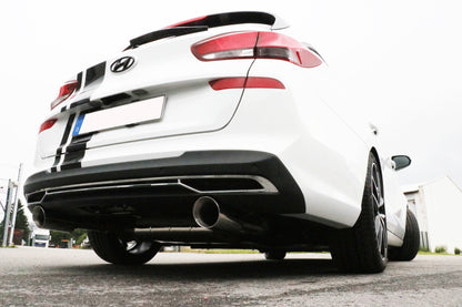 Hyundai i30 PDE Kombi Endschalldämpfer quer Ausgang rechts/links - 1x90 Typ 25 rechts/links