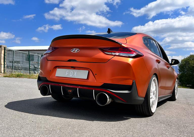 Hyundai i30N Fastback Facelift Endrohre passend auf den originalen Endschalldämpfer - 1x160 Typ 10 rechts/links