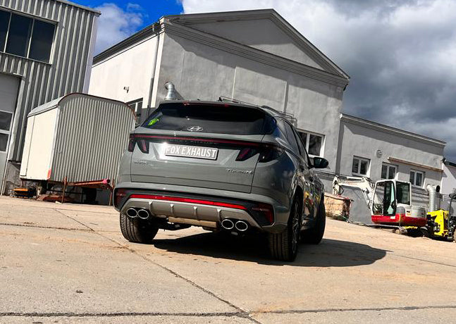 Hyundai Tucson NX4 - 4x2 & 4x4 Endschalldämpfer - 2x115x85 Typ 32 rechts/links