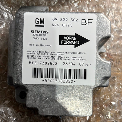 Original GM Opel Airbag Steuergerät Astra G Zafira A NEU
