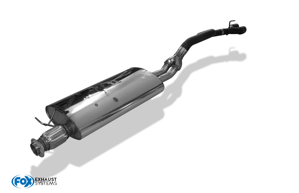 Jeep Commander Typ WH/ XK Endschalldämpfer - 2x90 Typ 16 schwarz emalliert
