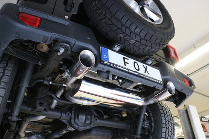 Jeep Wrangler IV - JL Endschalldämpfer quer Ausgang rechts/links - 1x100 Typ 25 rechts/links