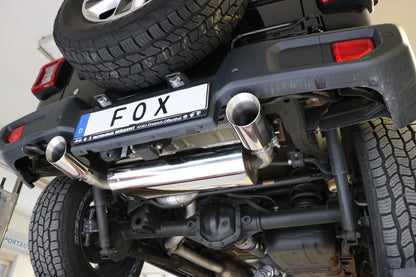 Jeep Wrangler IV - JL Endschalldämpfer quer Ausgang rechts/links - 1x100 Typ 25 rechts/links