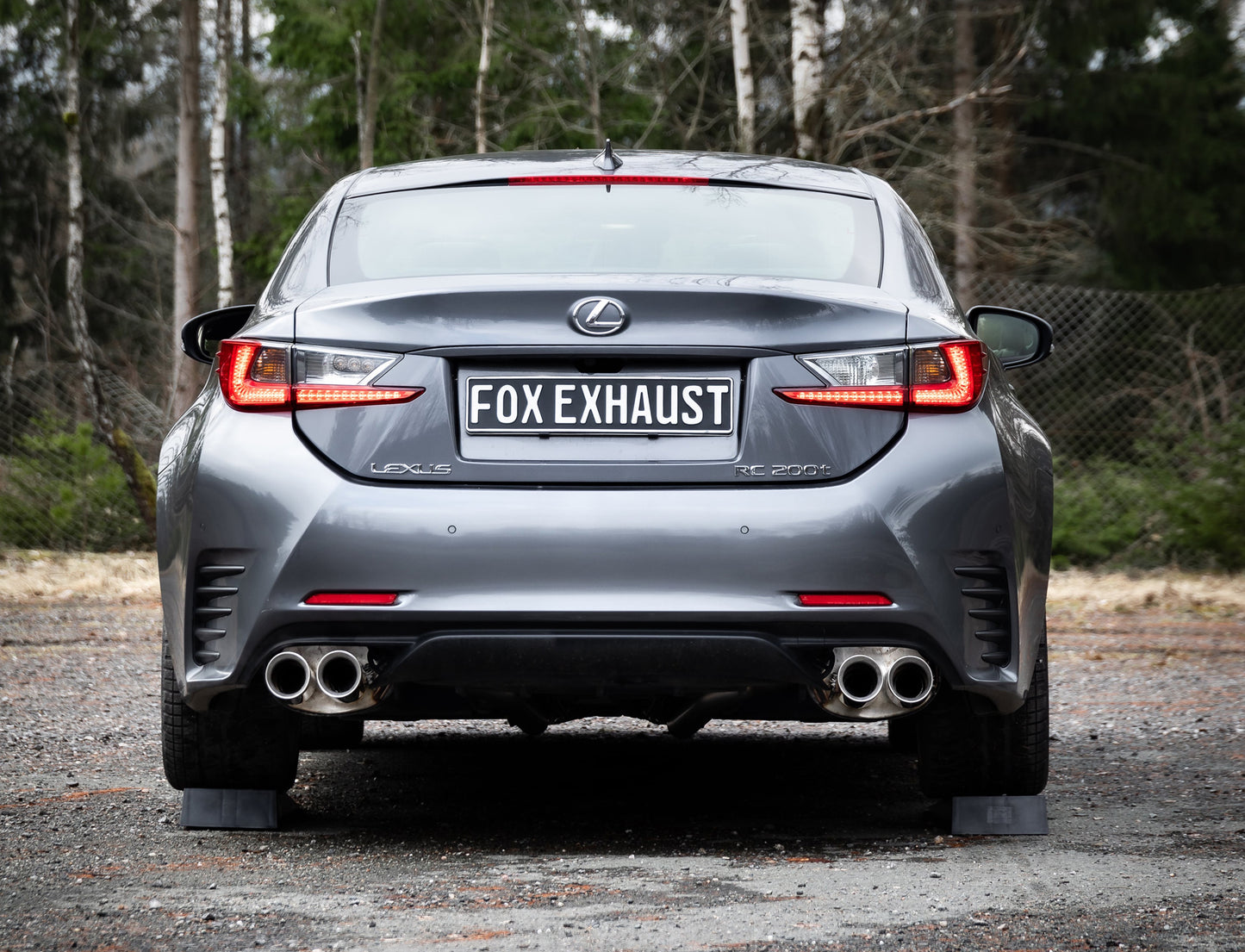 Lexus RC200T Endschalldämpfer rechts/links - 2x90 Typ 25 rechts/links